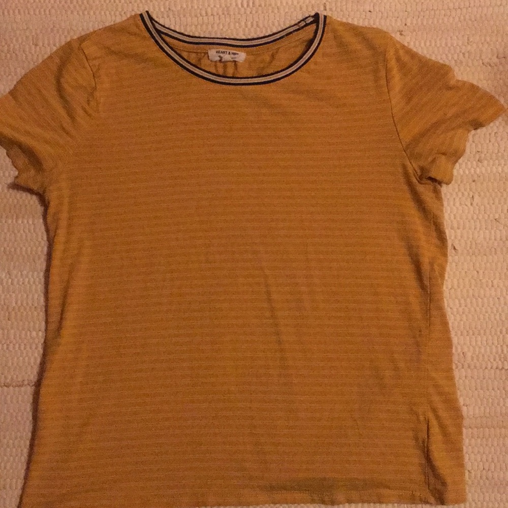 Yellow striped shirt